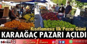 Karaağaç Pazarı açıldı