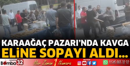 Karaağaç Pazarında kavga