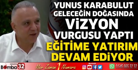 Karabulut, geleceğin doğasında vizyon vurgusu yaptı