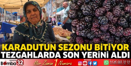 Karadutun sezonu bitiyor