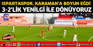 KARAMAN BELEDİYESPOR ISPARTASPOR MAÇI CANLI YAYINDA