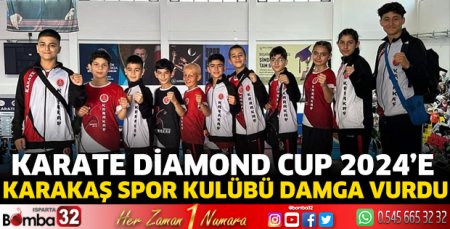 Karate Diamond Cup 2024’e Karakaş Spor Kulübü damga vurdu 