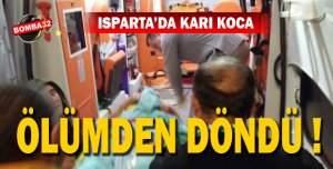 Karı koca ölümden döndü