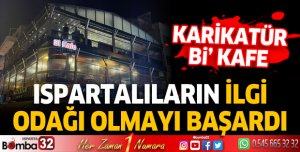 Karikatür Bi Kafe, Ispartalıların ilgi odağı olmayı başardı