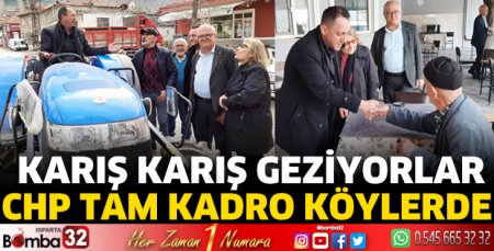Karış karış geziyorlar