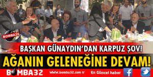 KARPUZ FESTİVALİNDE BAŞKAN GÜNAYDIN ŞOV YAPTI