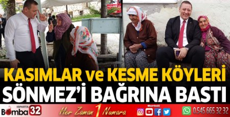 Kasımlar Sönmez’i bağrına bastı