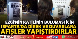 Katilin bulunması için afiş yapıştırdılar