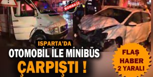 Kavşakta çarpıştılar