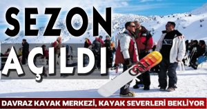 KAYAK SEZONU BAŞLADI