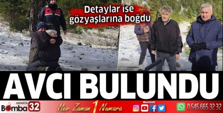 Kaybolan avcı bulundu