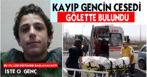 Kaybolan Genç Ölü Bulundu