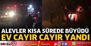 Kayı Köyü'nde yangın