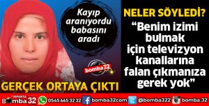 KAYIP OLARAK ARANIYORDU GERÇEK ORTAYA ÇIKTI