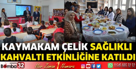 Kaymakam Adem Çelik’ten okul ziyareti