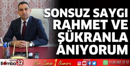 Kaymakam Adem Çelik'in 10 Kasım Atatürk’ü Anma Mesajı