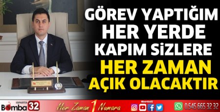 Kaymakam Başoğlu'nun veda mesajı