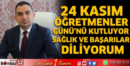 Kaymakam Çelik'in Öğretmenler Günü mesajı