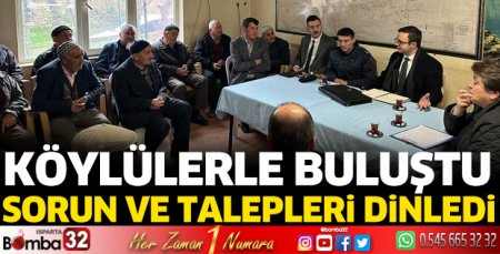Kaymakam Sözer Akdağ Köyü'nde 
