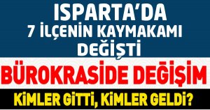 Kaymakam ve Vali Yardımcıları değişti