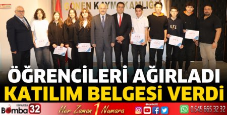 Kaymakam Yıldız, öğrencileri ağırladı