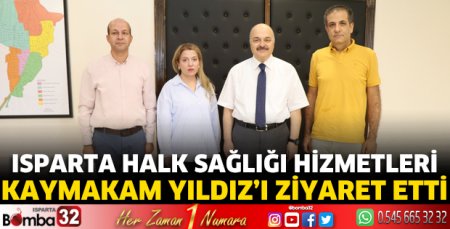 Kaymakam Yıldız'ı ziyaret ettiler