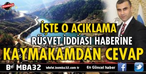 KAYMAKAMDAN AÇIKLAMA