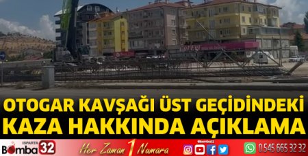 Kaza hakkında açıklama