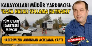 KAZA HATALI SOLLAMA KAYNAKLI