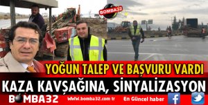 KAZA KAVŞAĞINA SİNYALİZASYON 