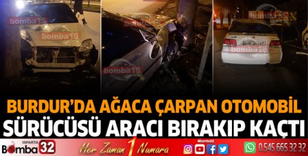 Kaza sonrası aracını bırakıp, kaçtı