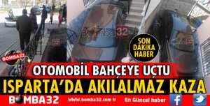 KAZA SONRASI BAHÇEYE UÇTU