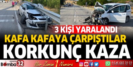 Kazada 3 kişi yaralandı