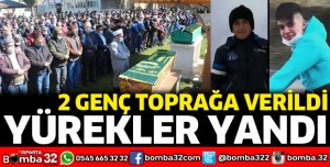 Kazada ölen Topbaş ve Sarı toprağa verildi
