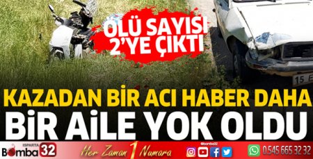 Kazadan bir acı haber daha