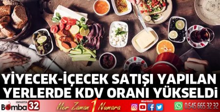 KDV oranlarının artırılmasına ilişkin tebliğ Resmi Gazete'de