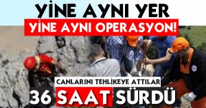 Keçi kurtarma operasyonu