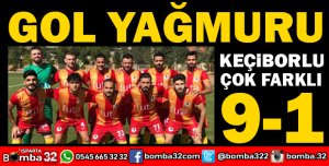 KEÇİBORLU BELEDİYESPOR FARK ATTI 