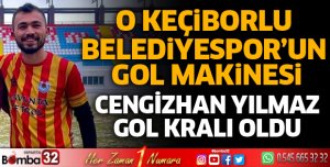 Keçiborlu Belediyespor’un gol makinesi