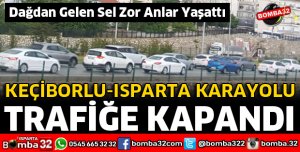 KEÇİBORLU'DA SAĞANAK YAĞIŞ ZOR ANLAR YAŞATTI