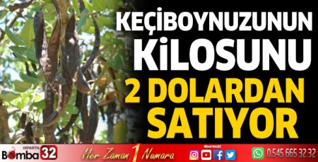 Keçiboynuzunun kilosu 2 dolardan satıyor