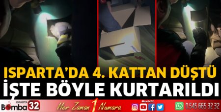 Kedi böyle kurtarıldı 