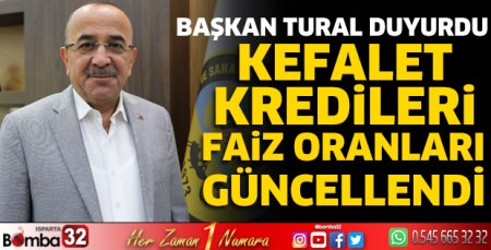 Kefalet kredileri faiz oranları güncellendi