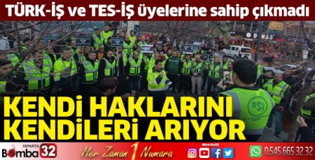 Kendi haklarını kendileri arıyor