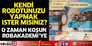 Kendi robotunuzu yapmak ister misiniz?