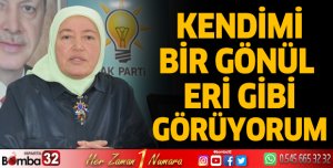 Kendimi bir gönül eri gibi görüyorum