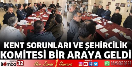 Kent Sorunları ve Şehircilik Komitesi toplandı