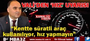 KENTTE SÜRATLİ ARAÇ KULLANILIYOR