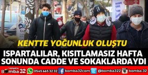 Kentte yoğunluk oluştu