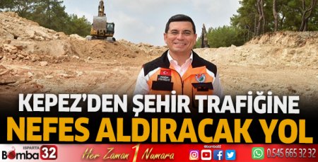 Kepez’den şehir trafiğine nefes aldıracak yol